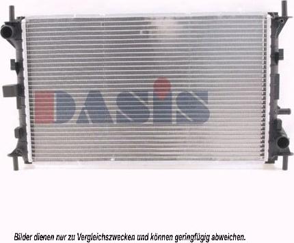 AKS Dasis 091480N - Radiator, mühərrikin soyudulması furqanavto.az