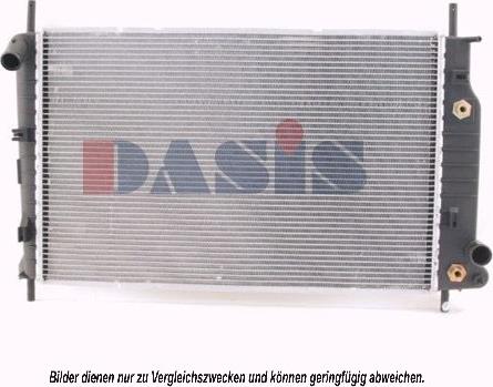 AKS Dasis 091530N - Radiator, mühərrikin soyudulması furqanavto.az