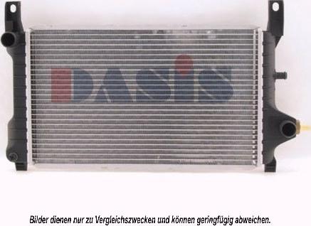 AKS Dasis 091040N - Radiator, mühərrikin soyudulması furqanavto.az