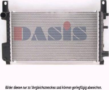 AKS Dasis 091110N - Radiator, mühərrikin soyudulması furqanavto.az
