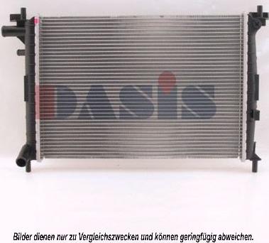 AKS Dasis 091360N - Radiator, mühərrikin soyudulması furqanavto.az