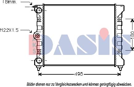 AKS Dasis 040440N - Radiator, mühərrikin soyudulması furqanavto.az