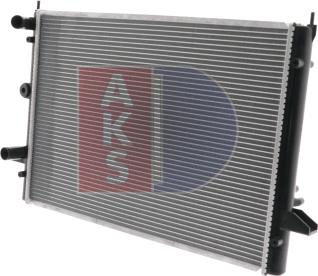 AKS Dasis 040480N - Radiator, mühərrikin soyudulması furqanavto.az