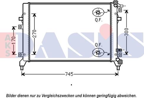 AKS Dasis 040053N - Radiator, mühərrikin soyudulması furqanavto.az