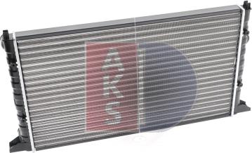 AKS Dasis 040000N - Radiator, mühərrikin soyudulması furqanavto.az