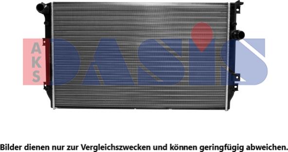 AKS Dasis 040014N - Radiator, mühərrikin soyudulması furqanavto.az