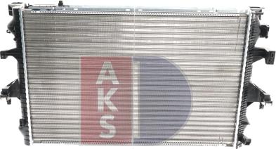 AKS Dasis 041006N - Radiator, mühərrikin soyudulması furqanavto.az