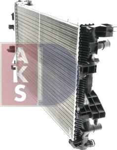 AKS Dasis 041006N - Radiator, mühərrikin soyudulması furqanavto.az