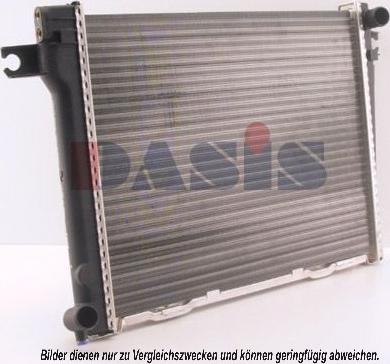 AKS Dasis 050600N - Radiator, mühərrikin soyudulması furqanavto.az