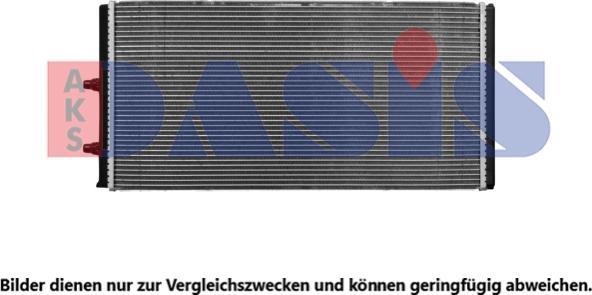 AKS Dasis 050015N - Radiator, mühərrikin soyudulması furqanavto.az