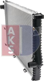 AKS Dasis 051110N - Radiator, mühərrikin soyudulması furqanavto.az