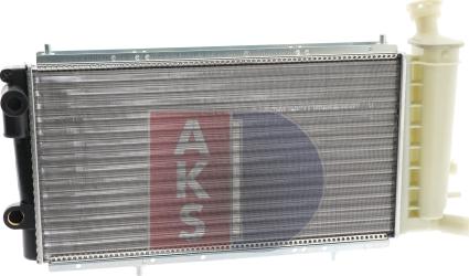 AKS Dasis 060540N - Radiator, mühərrikin soyudulması furqanavto.az