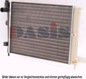 AKS Dasis 060680N - Radiator, mühərrikin soyudulması furqanavto.az