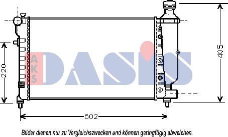 AKS Dasis 060035N - Radiator, mühərrikin soyudulması furqanavto.az