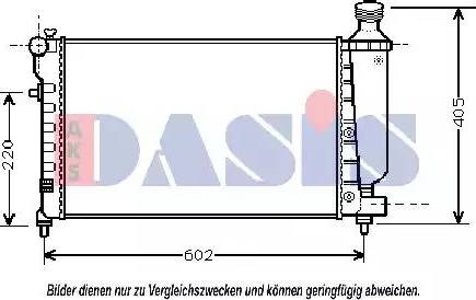 AKS Dasis 060036N - Radiator, mühərrikin soyudulması furqanavto.az