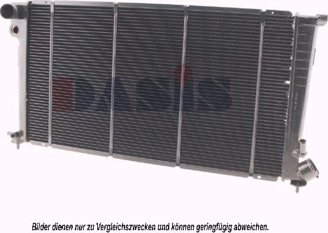 AKS Dasis 060880N - Radiator, mühərrikin soyudulması furqanavto.az