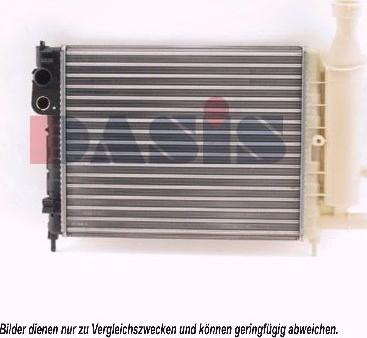 AKS Dasis 060380N - Radiator, mühərrikin soyudulması furqanavto.az