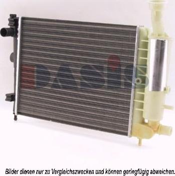 AKS Dasis 060270N - Radiator, mühərrikin soyudulması furqanavto.az