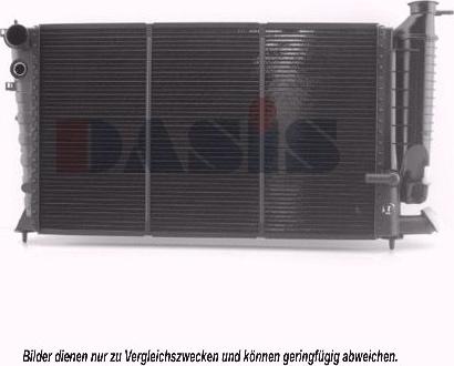 AKS Dasis 060740N - Radiator, mühərrikin soyudulması furqanavto.az