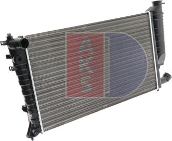 AKS Dasis 060700N - Radiator, mühərrikin soyudulması furqanavto.az