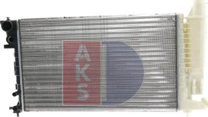 AKS Dasis 060710N - Radiator, mühərrikin soyudulması furqanavto.az