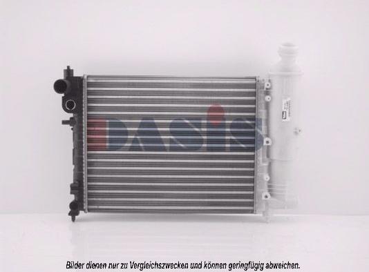 AKS Dasis 060780N - Radiator, mühərrikin soyudulması furqanavto.az