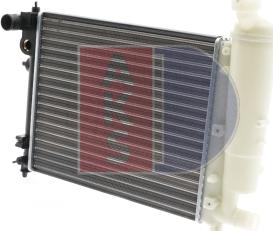 AKS Dasis 060780N - Radiator, mühərrikin soyudulması furqanavto.az