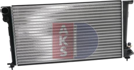 AKS Dasis 061000N - Radiator, mühərrikin soyudulması furqanavto.az