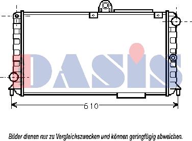 AKS Dasis 010140N - Radiator, mühərrikin soyudulması furqanavto.az