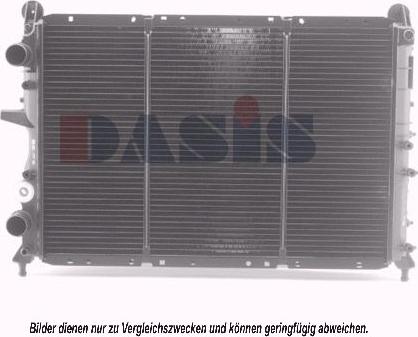 AKS Dasis 010110N - Radiator, mühərrikin soyudulması furqanavto.az