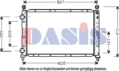 AKS Dasis 010360N - Radiator, mühərrikin soyudulması furqanavto.az