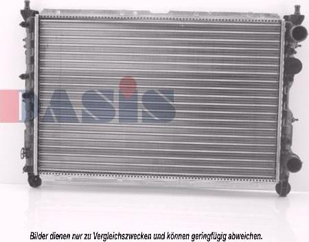 AKS Dasis 010310N - Radiator, mühərrikin soyudulması furqanavto.az