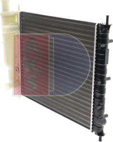 AKS Dasis 080580N - Radiator, mühərrikin soyudulması furqanavto.az