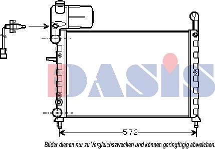 AKS Dasis 080630N - Radiator, mühərrikin soyudulması furqanavto.az