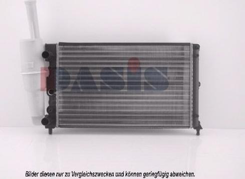 AKS Dasis 080670N - Radiator, mühərrikin soyudulması furqanavto.az