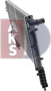 AKS Dasis 080055N - Radiator, mühərrikin soyudulması furqanavto.az