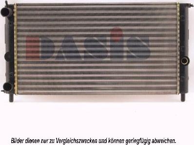 AKS Dasis 080070N - Radiator, mühərrikin soyudulması furqanavto.az