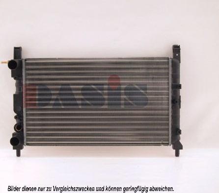 AKS Dasis 080190N - Radiator, mühərrikin soyudulması furqanavto.az