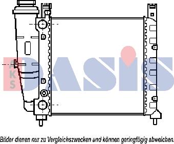 AKS Dasis 080230N - Radiator, mühərrikin soyudulması furqanavto.az