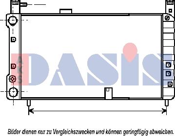 AKS Dasis 080220N - Radiator, mühərrikin soyudulması furqanavto.az