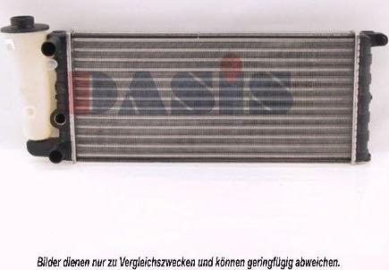 AKS Dasis 080270N - Radiator, mühərrikin soyudulması furqanavto.az