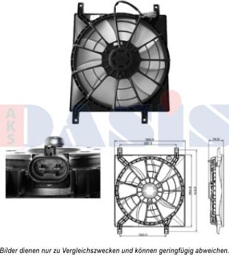 AKS Dasis 088075N - Fen, radiator furqanavto.az