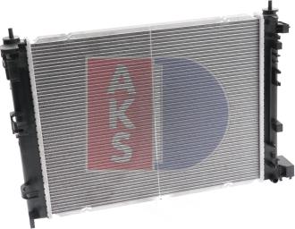 AKS Dasis 070007N - Radiator, mühərrikin soyudulması furqanavto.az