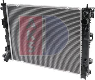 AKS Dasis 070007N - Radiator, mühərrikin soyudulması furqanavto.az