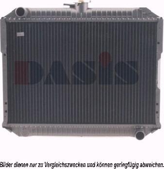 AKS Dasis 070330N - Radiator, mühərrikin soyudulması furqanavto.az