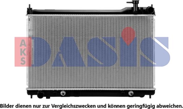 AKS Dasis 070208N - Radiator, mühərrikin soyudulması furqanavto.az