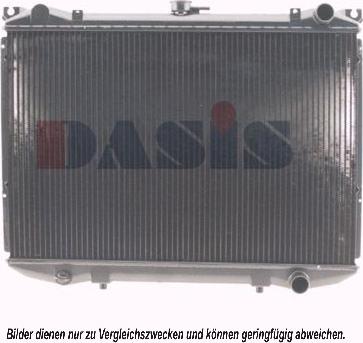 AKS Dasis 071570N - Radiator, mühərrikin soyudulması furqanavto.az
