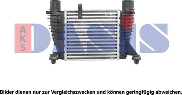 AKS Dasis 077006N - Intercooler, şarj cihazı furqanavto.az