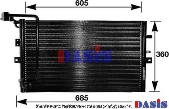 AKS Dasis 192060N - Kondenser, kondisioner furqanavto.az
