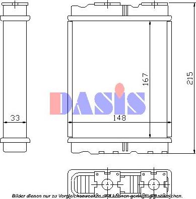 AKS Dasis 149010N - İstilik dəyişdiricisi, daxili isitmə furqanavto.az